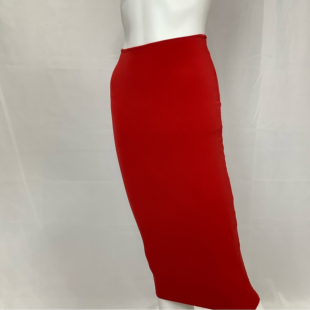 Long Red Nookie Skirt